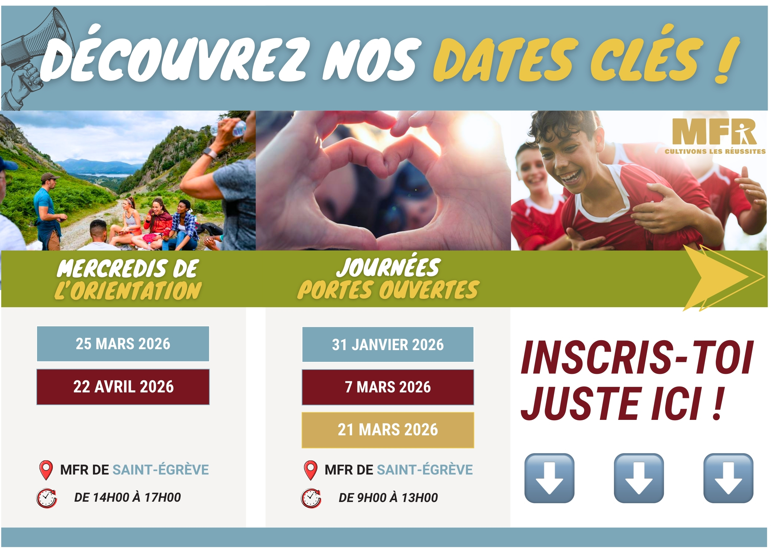 Inscriptions MFR